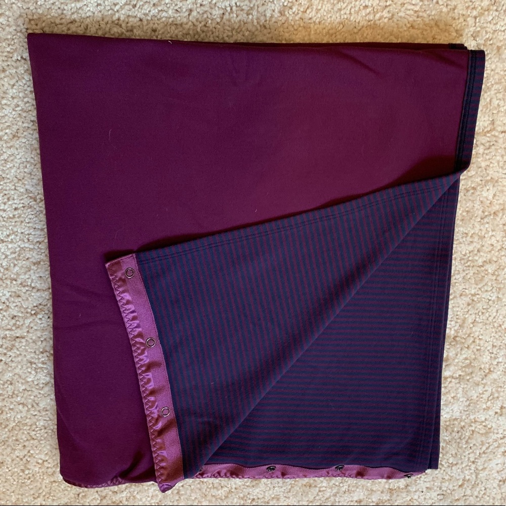 Plum and Navy Vinyasa Wrap scarf